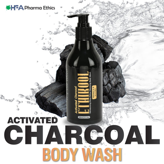 Ethikool Activated Charcoal Body Wash